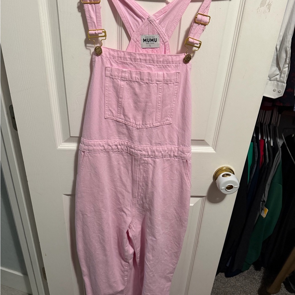 Pink Overalls
